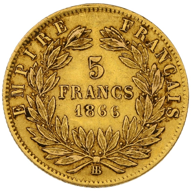 French 5 Francs Gold Coin