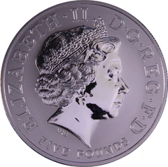 Second Hand 3oz RM Platinum £5 Crown Coin CGT Free