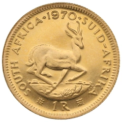 1970 R1 Gold Coin 1 Rand South Africa