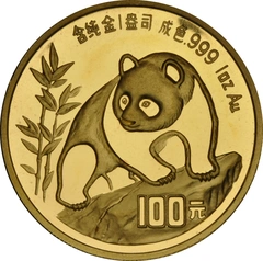 1990 1oz Chinese Panda Gold Coin