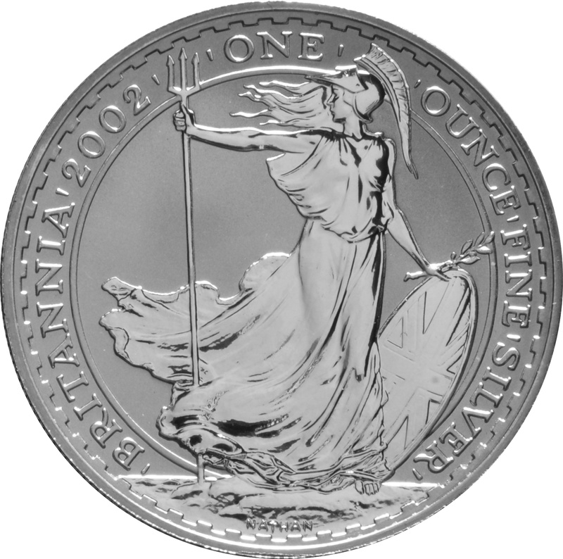 2002 1oz Silver Britannia Coin