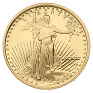1990 Proof 1/10oz American Eagle Gold Coin MCMXC