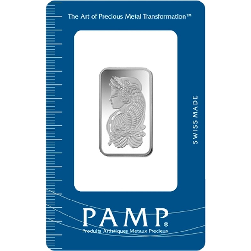 PAMP Lady Fortuna 10 Gram Silver Bar Minted