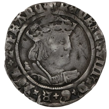 1526-1544 Silver Groat Fourpence Coin Henry VIII Laker Bust D
