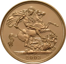 2003 Gold Sovereign Coin First Day Cover Rugby World Cup