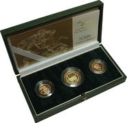 2004 Gold Proof Sovereign Three Coin Set Boxed