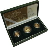 2004 Proof Gold Sovereign 3 Coin Set Boxed