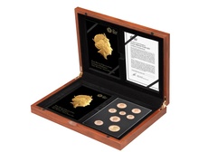 Gold Proof 2015 Fifth Circulating UK Coinage Portrait Set Boxed
