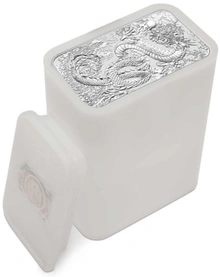 2024 Perth Mint 1oz Dragon Rectangular Silver Bar (Coin)