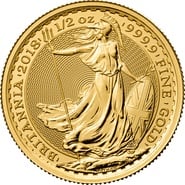 2018 1/2oz Gold Britannia Coin