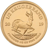 2019 Proof 1/2oz Krugerrand Gold Coin