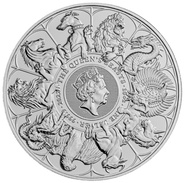2022 Queen's Beast Completer 10oz Silver Coin