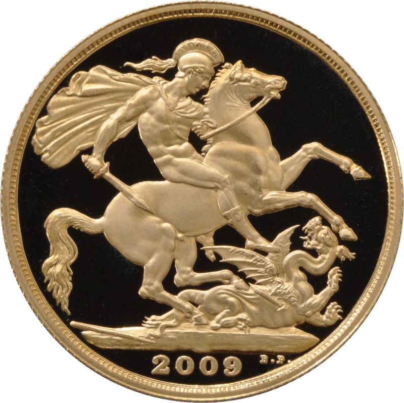 2009 £2 Two Pound Proof Gold Coin (Double Sovereign)