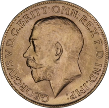 1924 Gold Sovereign Coin George V Melbourne NGC MS63+