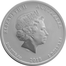 2018 Year of the Dog Silver Coin 2oz Perth Mint Australian Lunar Series