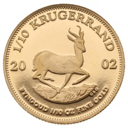 2002 Proof 1/10oz Krugerrand Gold Coin