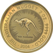 2004 2oz Gold Australian Nugget