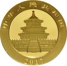 2017 15g Chinese Panda Gold Coin