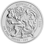 2024 Beowulf & Grendel Myths & Legends 1oz Silver Coin
