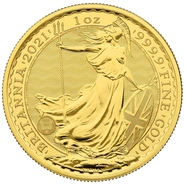 2021 Gold Britannia Coin 1oz PCGS MS70