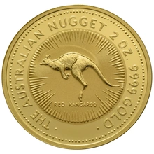 2oz Australian Kangaroo Gold Nugget Coin Best Value