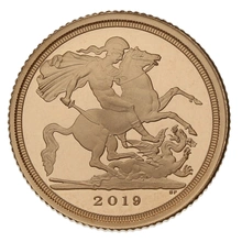 2019 Proof Gold Sovereign 3 Coin Standard Set Boxed