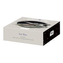 2024 1oz X-Wing Star Wars Proof Silver Coin Boxed