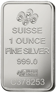 1oz Silver Bar PAMP Lady Fortuna Minted