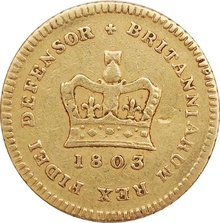1803 1/3 Guinea Gold Coin George III