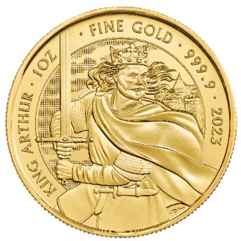 2023 King Arthur Gold Coin Myths & Legends 1oz