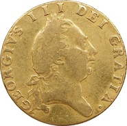 1788 George III Gold Half Guinea - Fine
