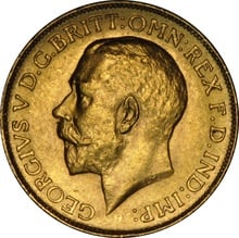 1911 Gold Sovereign Coin George V Canada
