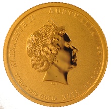 2013 Year of the Snake Gold Coin 1/10oz Perth Mint Australian Lunar Series