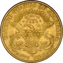 1891 $20 Gold Coin Double Eagle Liberty Head San Francisco