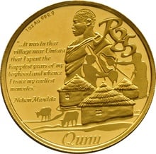 2013 Protea 1oz Gold Coin Nelson Mandela