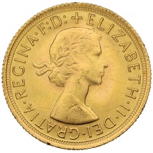Elizabeth II Young Head Gold Sovereign Gift Boxed