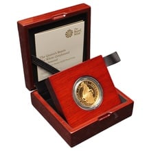 2021 1oz White Greyhound of Richmond Gold Coin Queen's Beasts Proof Gold Coin Boxed