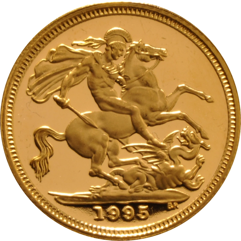 Proof Gold Half Sovereign Grade B