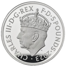 2023 2oz Silver Coronation of King Charles III Proof Coin Boxed