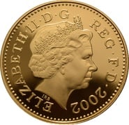 Gold 10p Ten Pence Piece