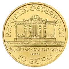 2009 1/10oz Austrian Gold Philharmonic Coin