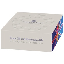 2024 Proof 50p Team GB Olympics Silver Coin Boxed