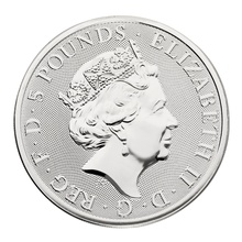 2022 Lion of England Silver Coin Tudor Beasts 2oz