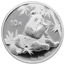 2007 1oz Chinese Panda Silver Coin