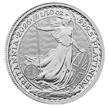 2026 1/10oz Platinum Britannia Coin