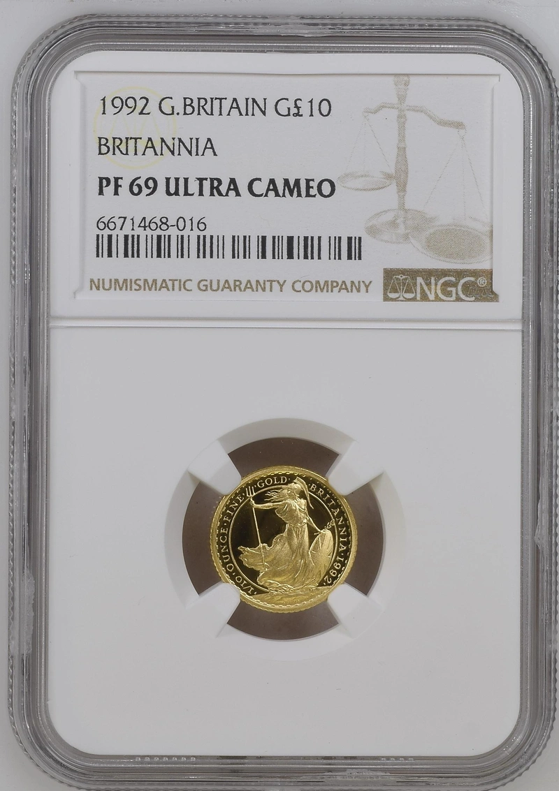 1992 Proof 1/10oz Gold Britannia Coin NGC PF69