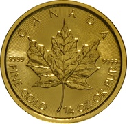 2018 1/4oz Canadian Maple Leaf Gold Coin