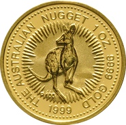 1999 1oz Gold Australian Nugget