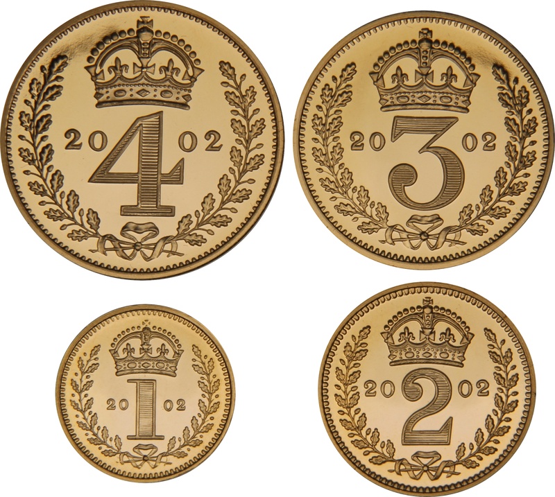2002 Golden Jubilee Proof Maundy Coins