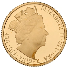 2016 Proof Gold Half Sovereign Boxed